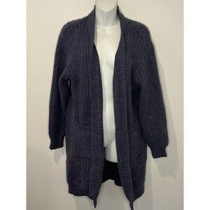 Sacred Threads Oversized Cardigan Blue Purple OS One Size EUC!!